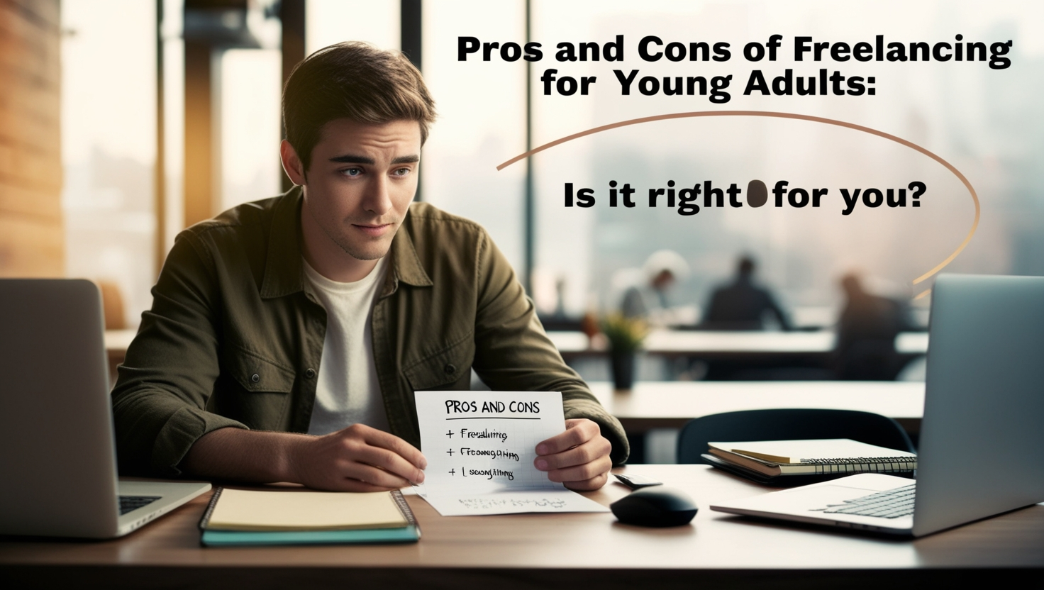 Pros and Cons of Freelancing for Young Adults Is It Right for You