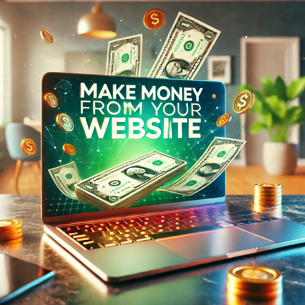 how can we make money from website